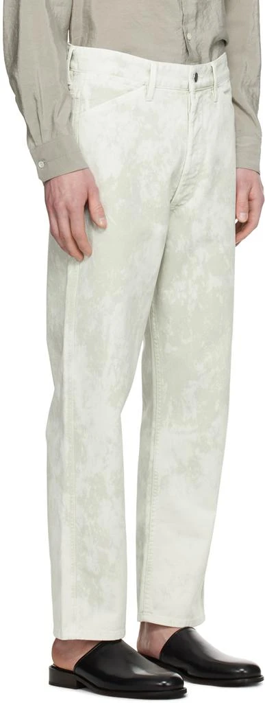 Lemaire Green Curved 5 Pocket Jeans 2