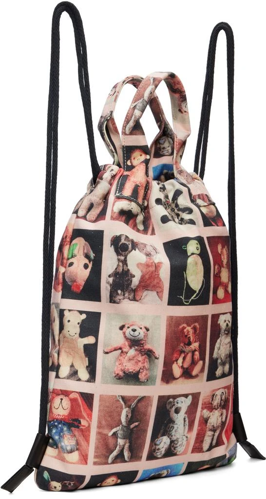 Vivienne Westwood Multicolor Canvas Teddies Pippa Drawstring Backpack 3