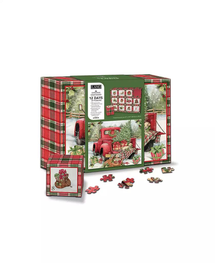 Lang Santa's Truck Christmas Countdown Puzzle
