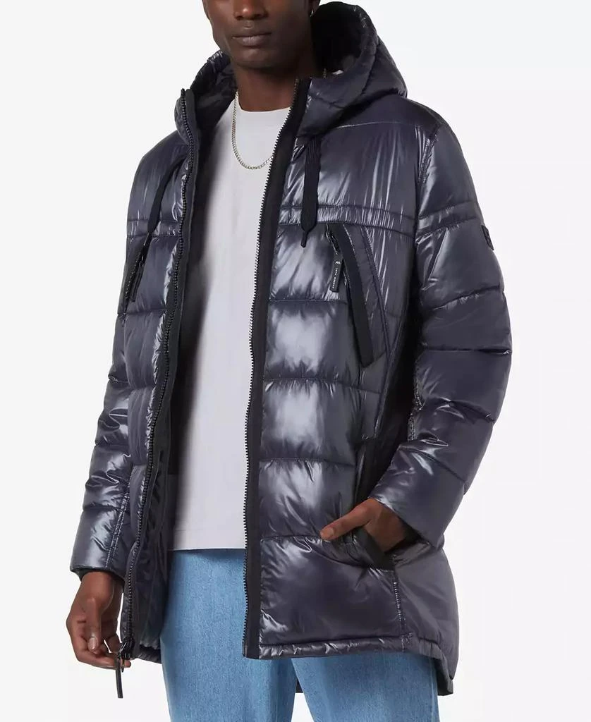 Marc New York by Andrew Marc Men's Barreto Super Wet Cire Parka with Grossgrain Trim 3