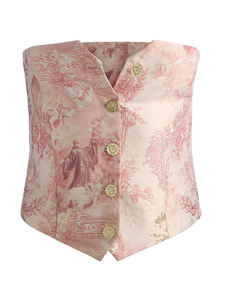 Alice + Olivia Kelcey Strapless Bustier Top