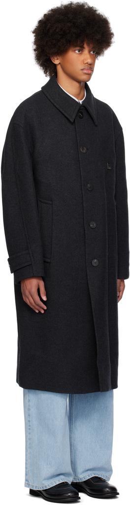 Gray Wool Balmacaan Coat – On Sale Now with Up to 58% Off