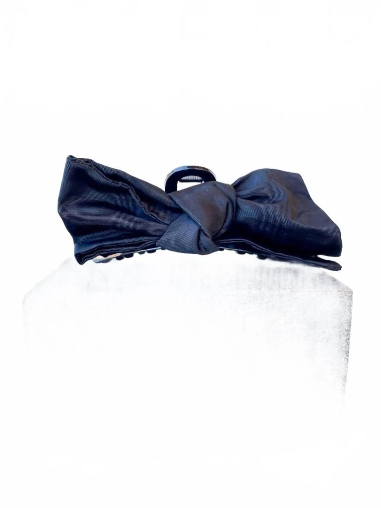 Loeffler Randall Anika Bow Claw Clip In Black 1