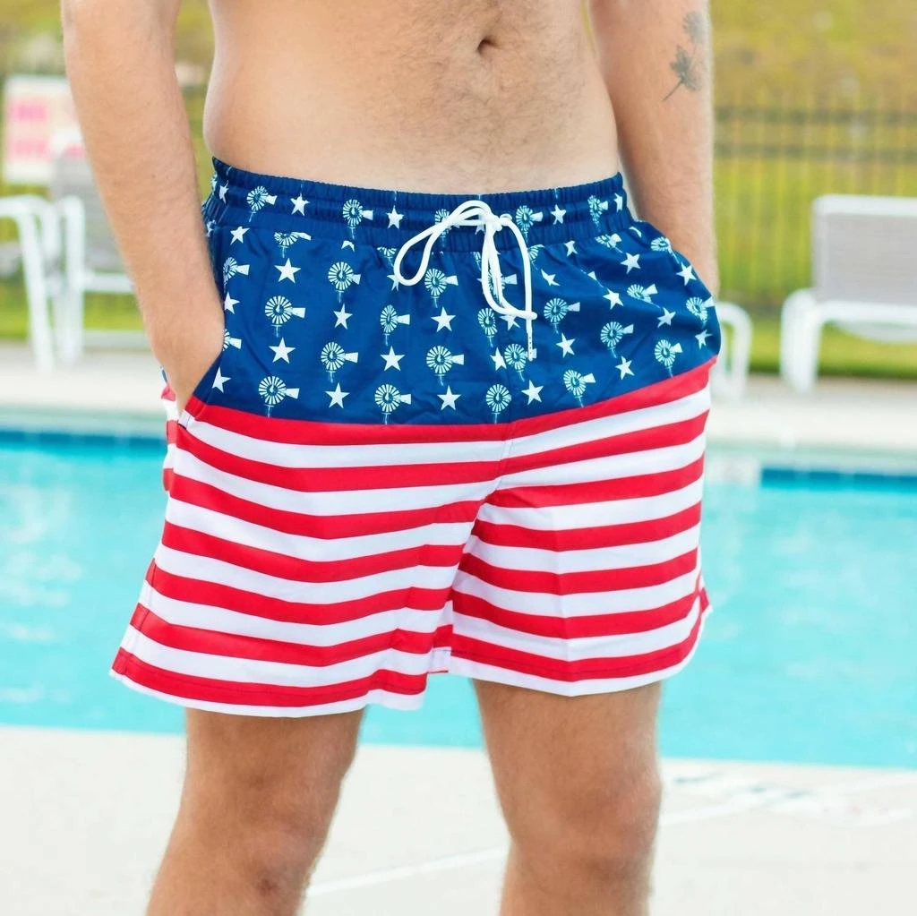 Old South Apparel Old South Apparel - Usa Swim Trunks 1