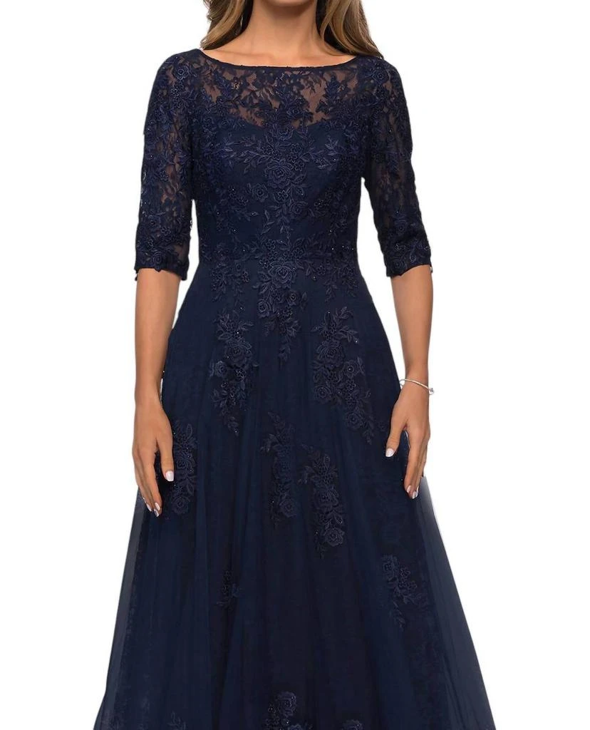 La Femme La Femme - Lace & Tulle Gown 3