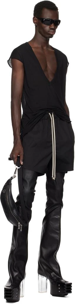 Rick Owens Black Porterville Long Boxers Shorts 4