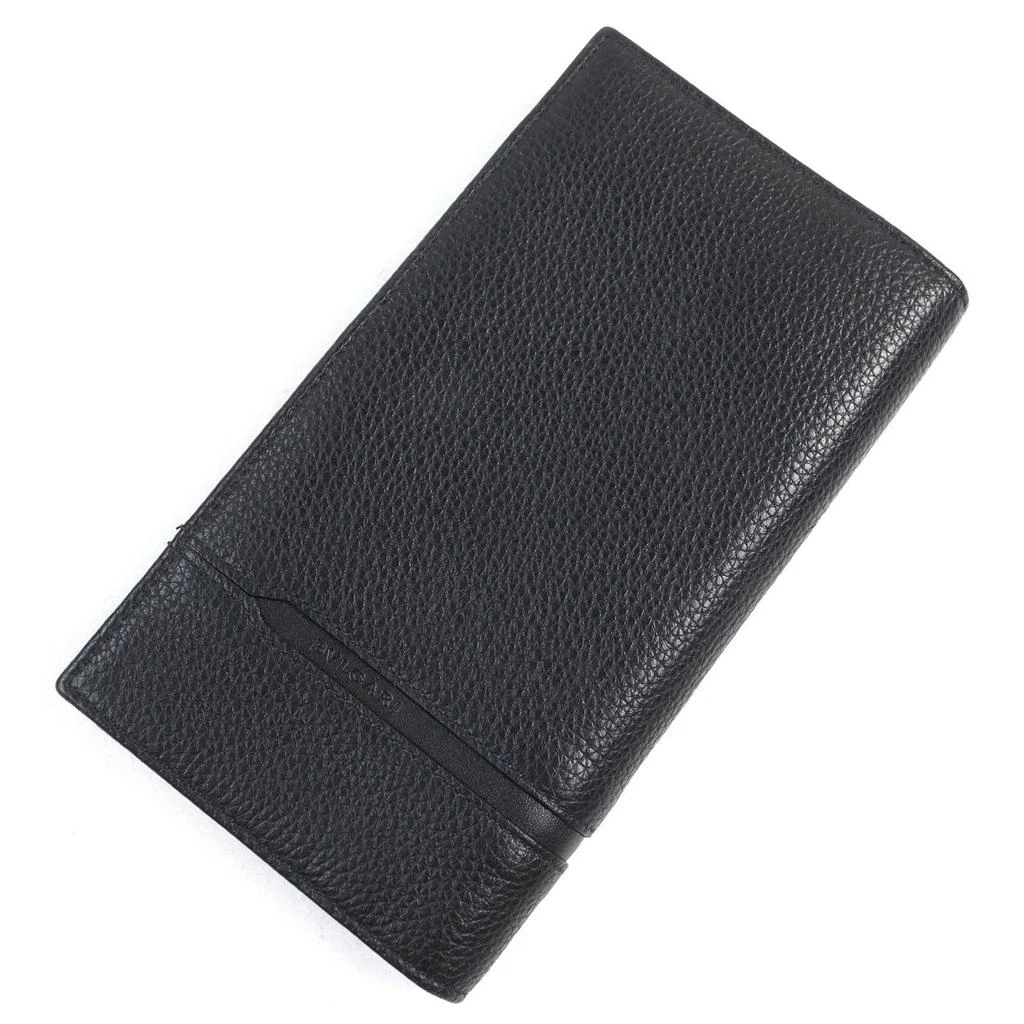 BVLGARI Leather Long Wallet (Bi-Fold) (Pre-Owned)