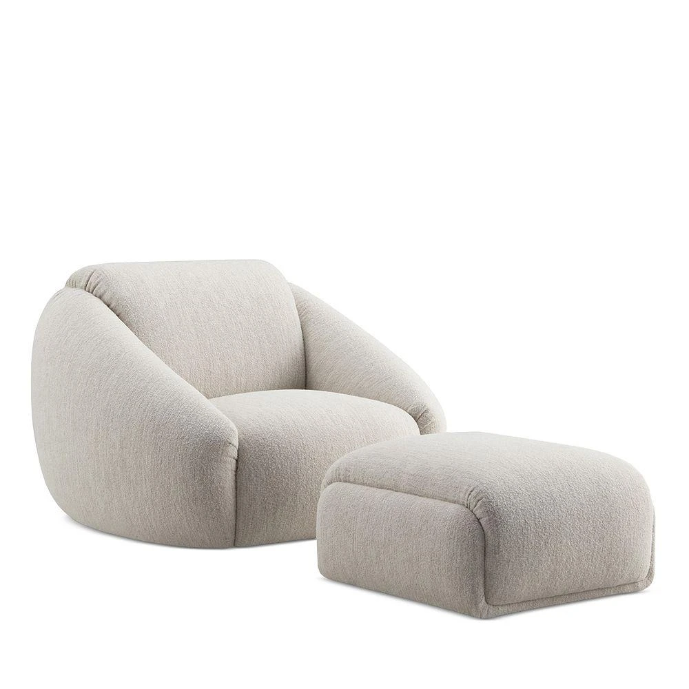 Chateau d'Ax Florentina Fabric Ottoman - Exclusive 2