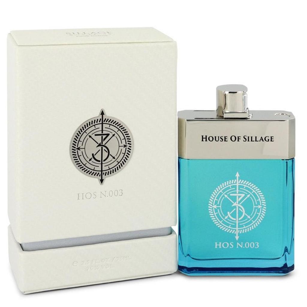 House of Sillage 2.5 oz Hos N.003 Eau De Parfum Spray by  for Men