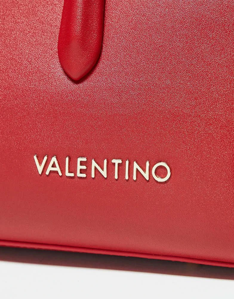 Mario Valentino Valentino jasmin top handle bag with detachable crossbody strap in red 3