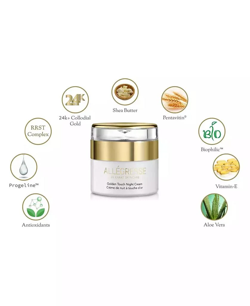 Allegresse 24 Karat Skin Care Allegresse 24K Skincare Golden Touch Night Cream 1.7 oz 3