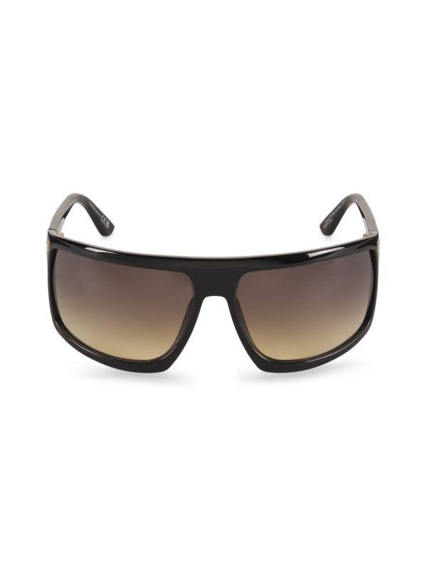 トム Shop 68MM Shield Sunglasses on Sale at BeyondStyle – Get 64% Off