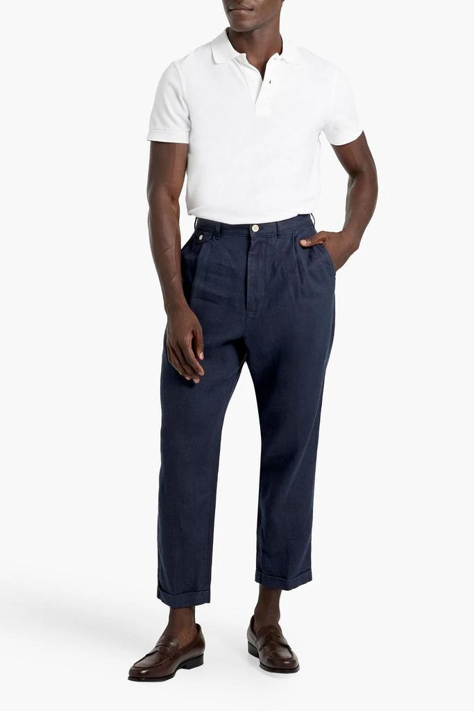 Alex Mill Pleated linen chinos 2
