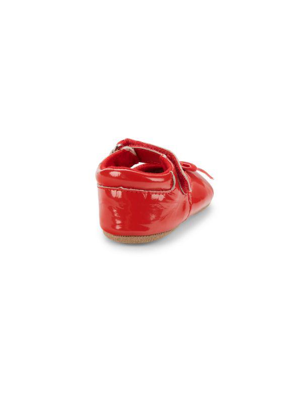 Robeez Baby Girl’s Patent Leather & Bow Mary Jane Shoes
