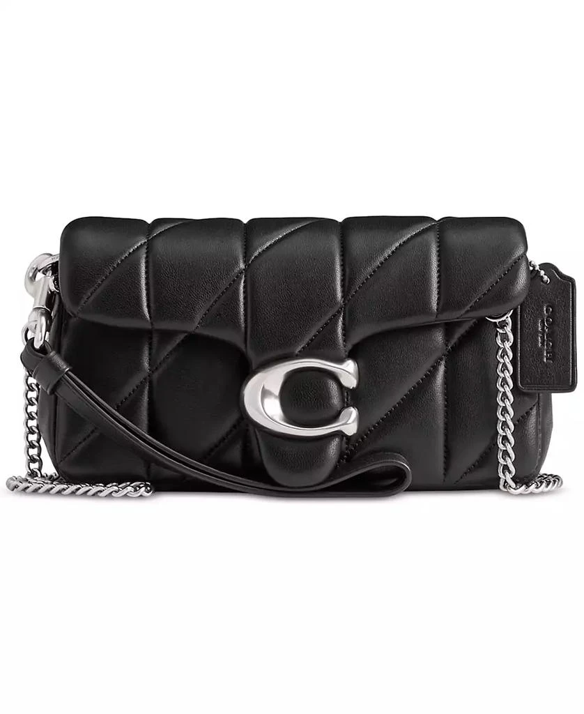 Coach Quilted Tabby Leather Wristlet Crossbody 1