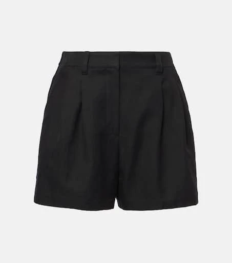 Brunello Cucinelli Cotton and linen shorts 1