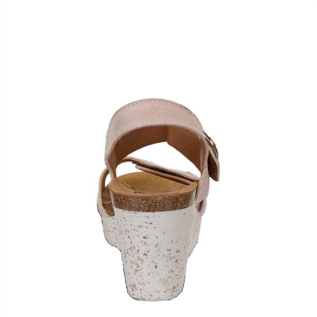 OTBT Peasant Wedge Sandal In Rosette 5