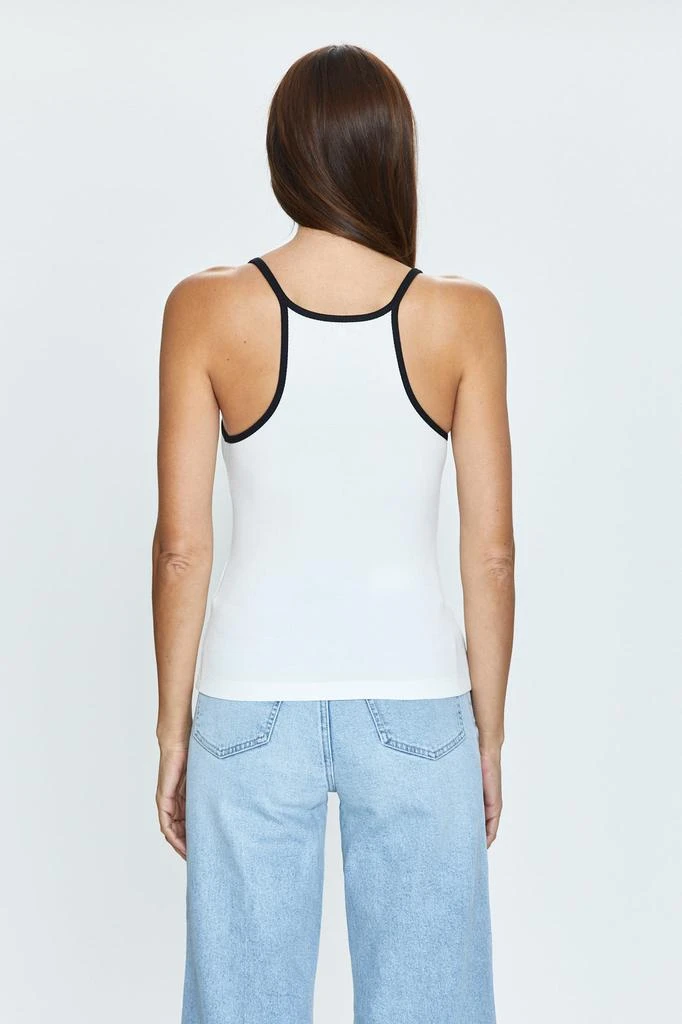 Pistola Denim Paloma Tank - Le Blanc with Noir 4