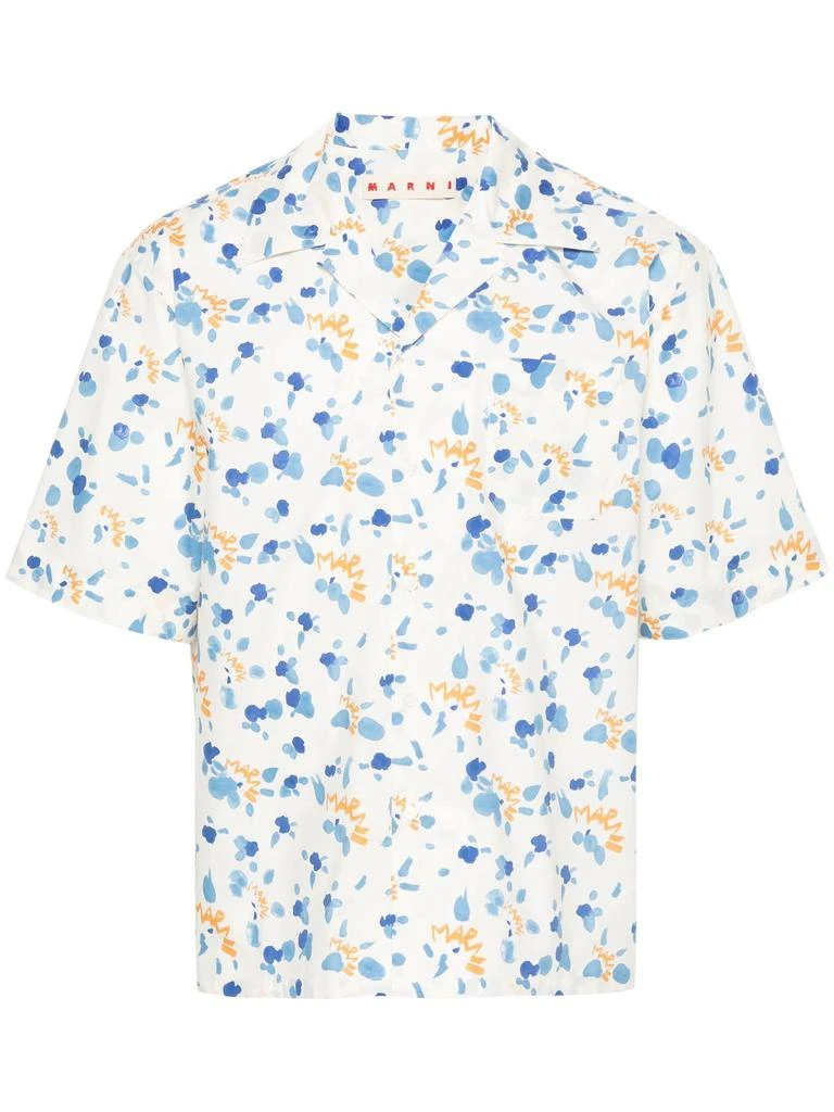 Marni White Cotton Shirt 1