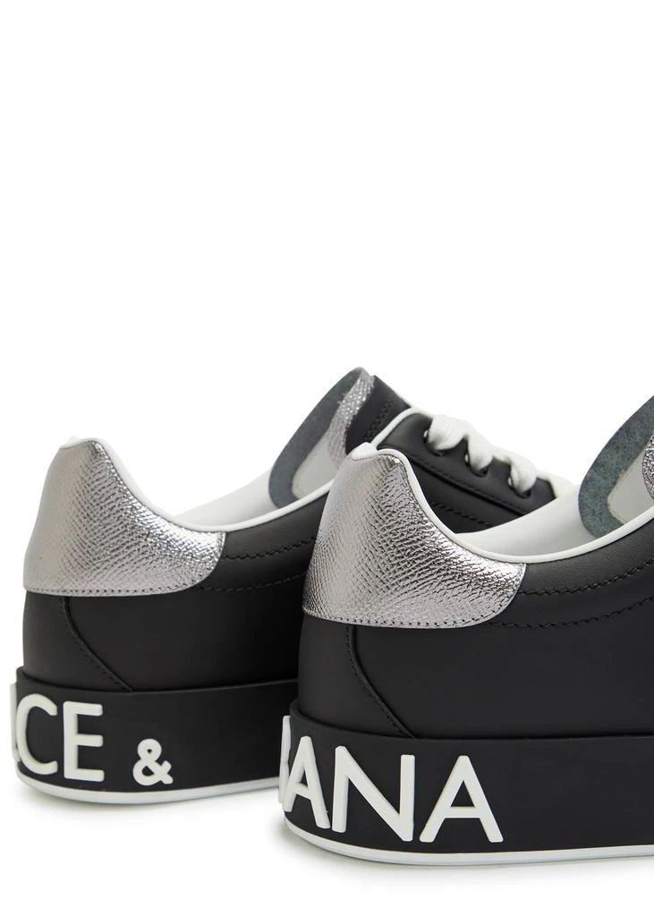 Dolce
Gabbana Portofino panelled leather sneakers 4