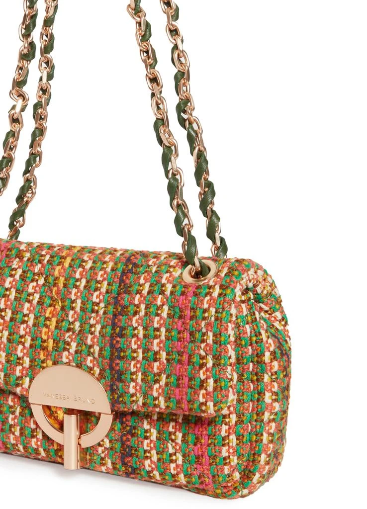 VANESSA BRUNO Moon small tweed-effect bag 5