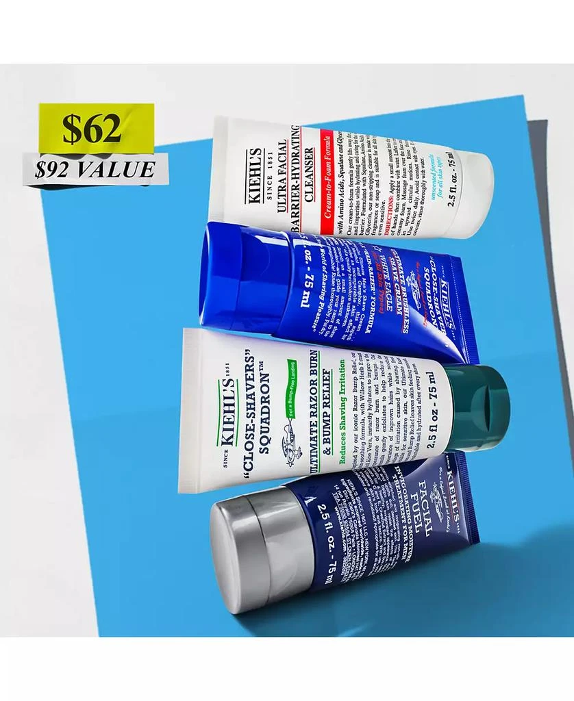 Kiehl
s Men
s 4-Pc. Get Up 
Groom Shaving Set 5
