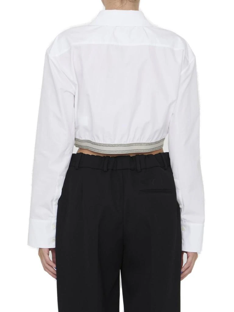 Loewe Loewe Long-Sleeved Cropped Shirt 2