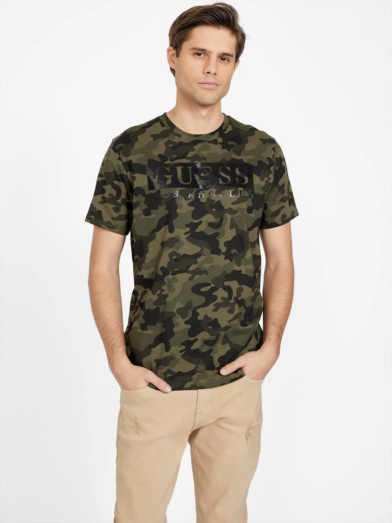 Guess Factory Greg Camo Reflective Tee 1