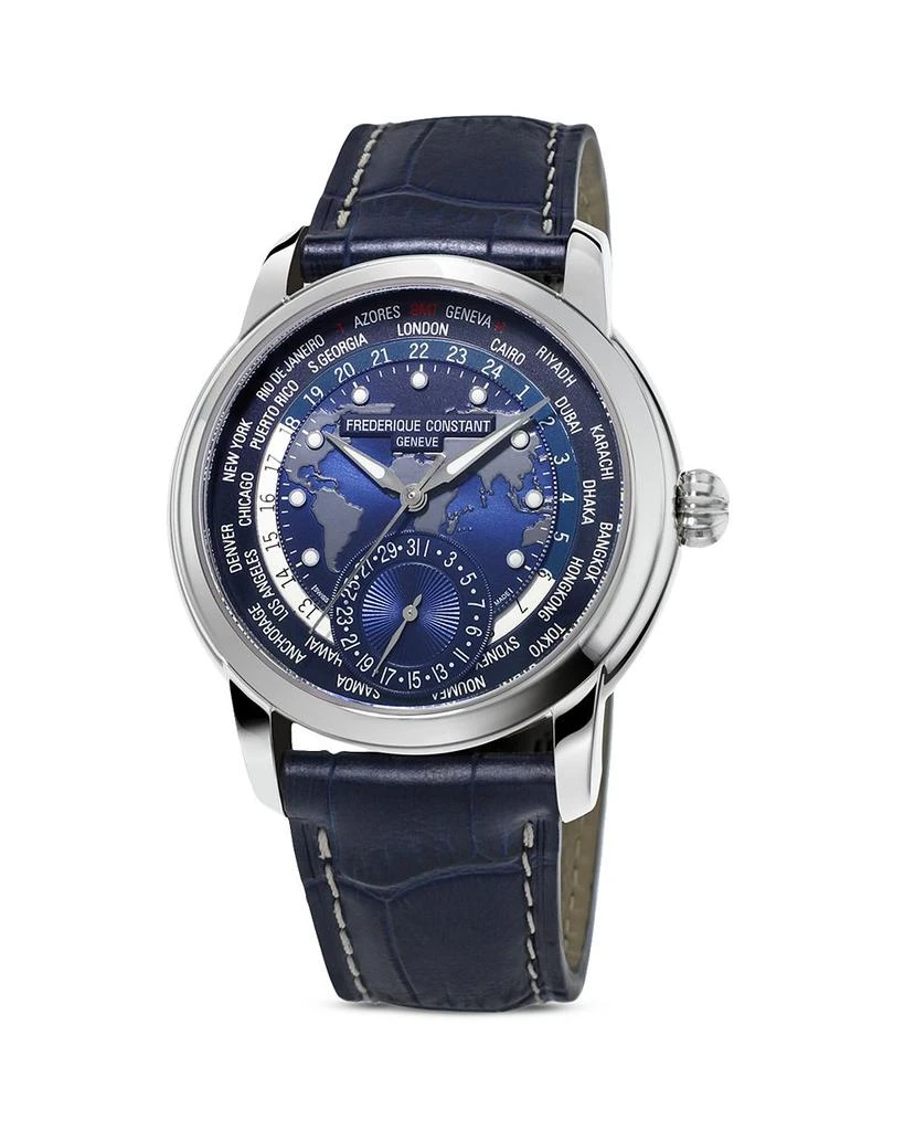 Frederique Constant Worldtimer Manufacture Watch, 42mm 1