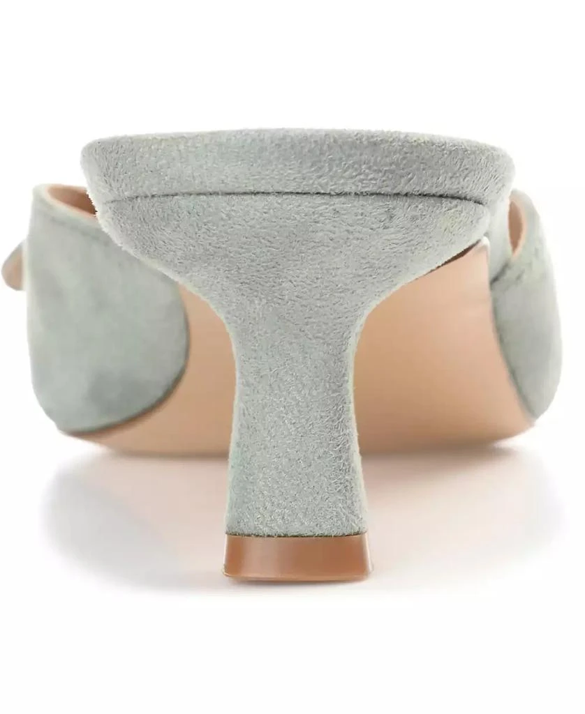 Journee Collection Women
s Vianna Buckle Slip On Heels 3