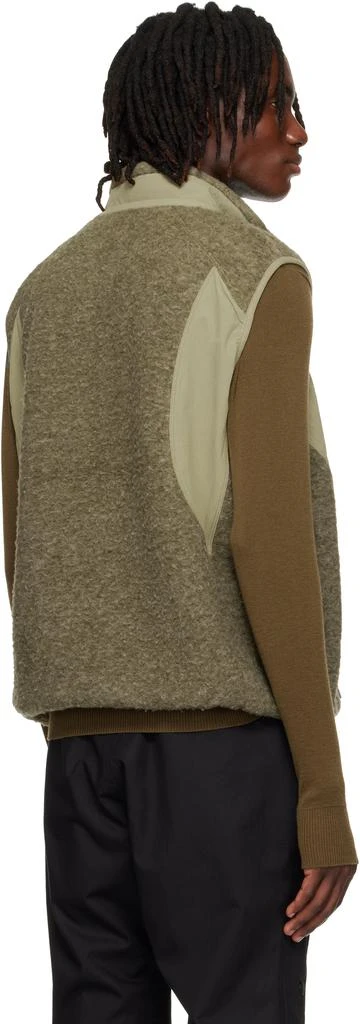 ROA Khaki Polar Fleece Vest 3