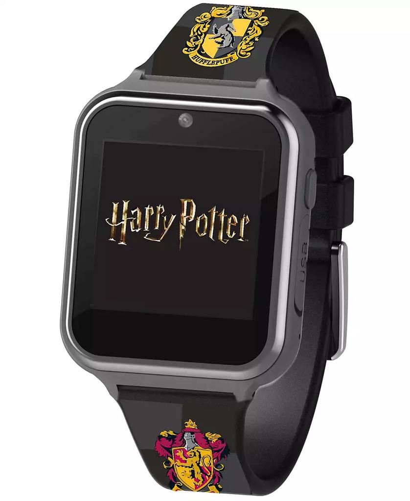 Accutime Harry Potter Kid's Touch Screen Black Silicone Strap Smart Watch, 46mm x 41mm