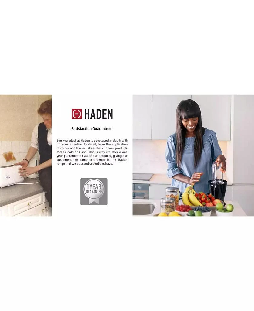 Haden Dorset 2 Slice Stainless Steel Toaster 6