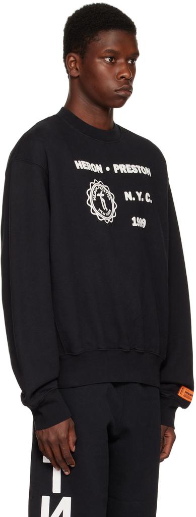 Heron Preston Black Medieval Sweatshirt