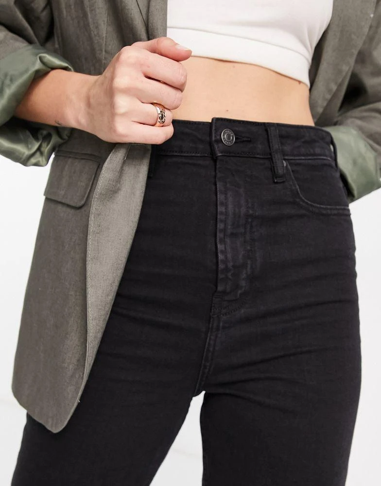 ASOS ASOS DESIGN Tall comfort stretch straight leg jean in black 4