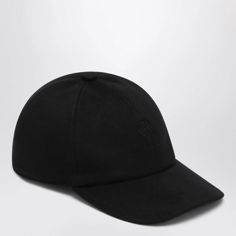 Loro Piana Black cashmere beanie 2