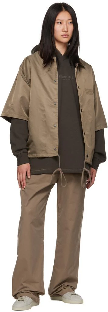 Essentials Brown Relaxed Lounge Pants 4
