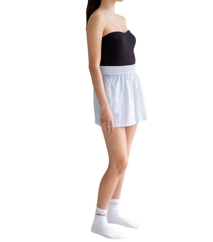 Something Navy Ribbed Tube Top In Black 3