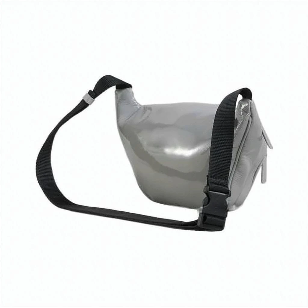Marni Glossy Belt Bag with Structured Silhouette and Zip Compartments 3