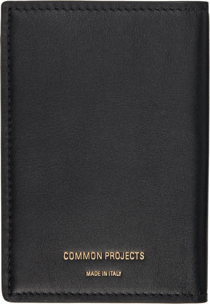 Common Projects Black Folio Wallet 2