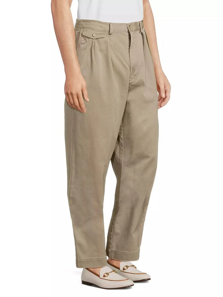 Ralph Lauren Whitman Pleated Cotton Chino Pants 4