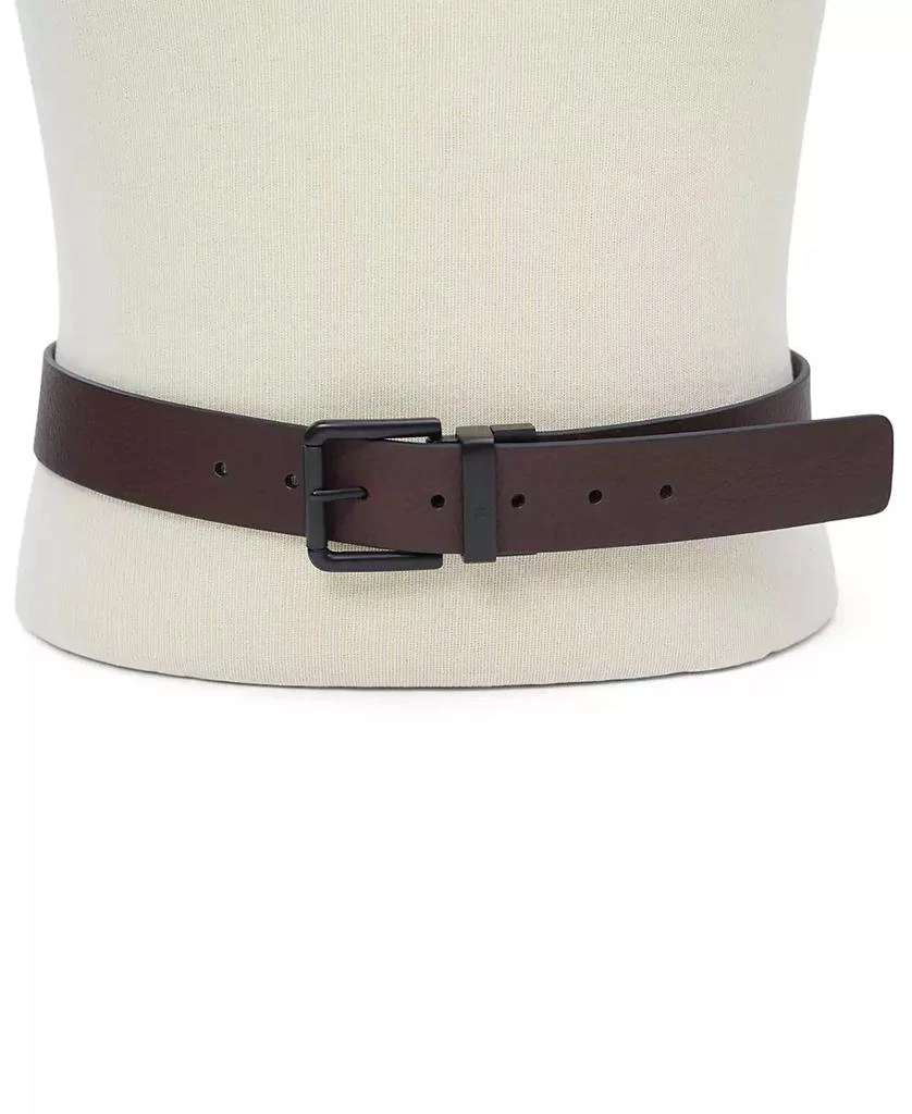 Calvin Klein Men's Pebble Grain Reversible Jean Belt 9