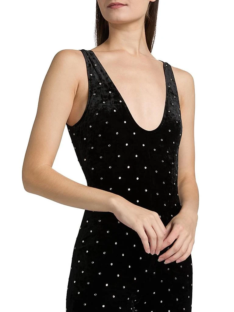 Ronny Kobo Atria Rhinestone-Embellished Catsuit 6