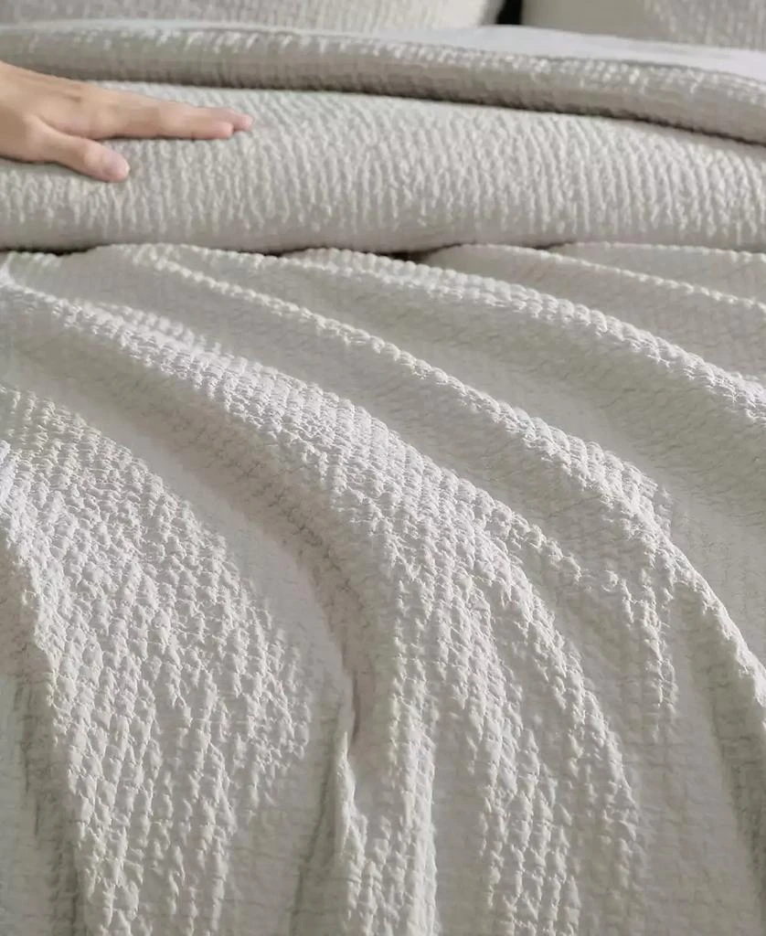 Vera Wang Puckered Texture 3-Pc. Comforter Set 7