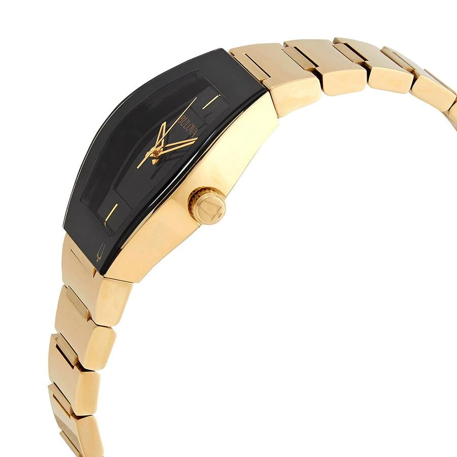 Bulova Gemini Quartz Black Dial Ladies Watch 97L164 2