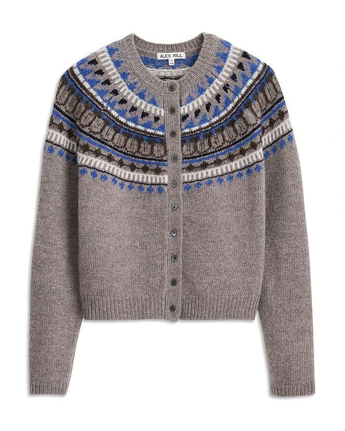 Alex Mill Amina Fair Isle Sweater in Wool 4