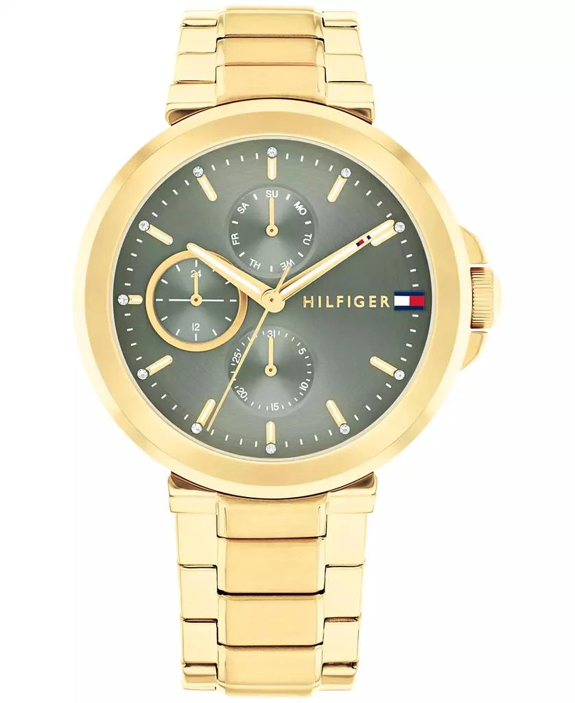 Tommy Hilfiger Women's Quartz Gold Ionic Plated Steel Watch 38mm 1