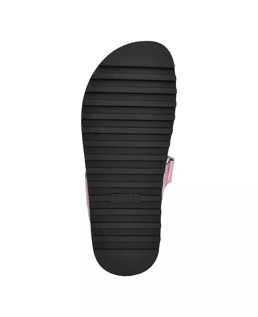 GUESS Women's Fabula Lug-Sole Logo Footbed Sandals 2
