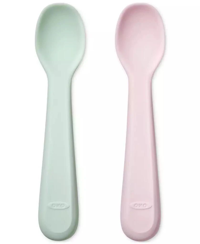 OXO TOT 2-Pack Flexible Silicone Feeding Spoons 1