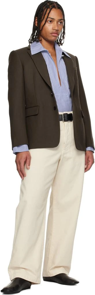 Dries Van Noten Brown Wool Blazer 4